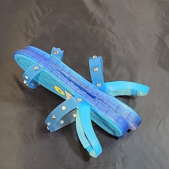 BRAND NEW ELDITAS JELLY STUDDED DOUBLE AND ANKLE STRAP WOMEN"S OPEN TOE SANDAL - Picture 8 of 12